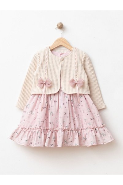 Cherrys Bebek Pure Cotton Floral Patterned Luxury Combination Set