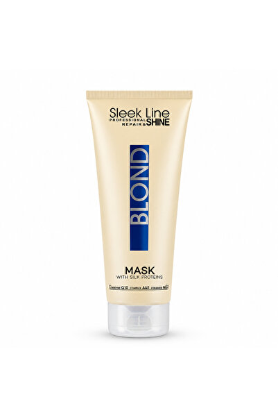 SLEEK LINE Eveline Blond Mască de Păr cu Proteine din Mătase 250 ml, pentru p...