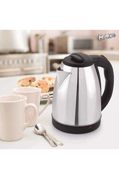 Razo Електрическа иноксова кана, 2 л, 1500 W, 360 °   въртяща се основа и авт...