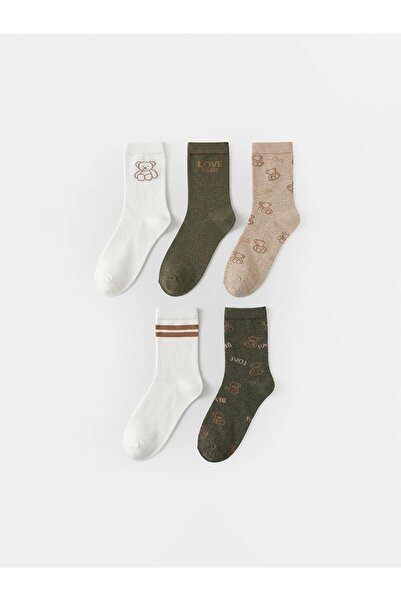 LC Waikiki Patterned Women's Socks 5-Pack (W6)
