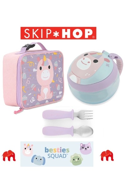 Skip Hop Besties Squad 3'lü Beslenme Seti