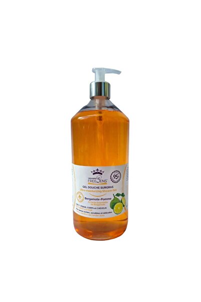 Freesens Ultra-hydrating 3-in-1 shower gel for face, body, and hair, with ber...