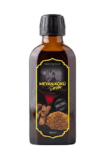 maisha&huile Meyan Kökü Şurubu 100 ML - Bitkisel Doğal Karışım - %100 Doğal v...