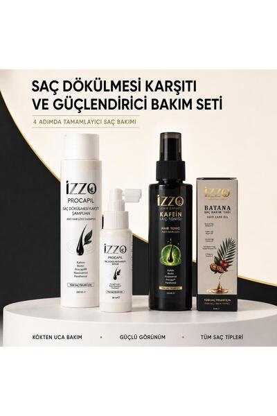 Izzo Procapil Saç Dökülmesi Karşıtı ve Güçlendirici 4’lü Bakım Seti – Şampuan...