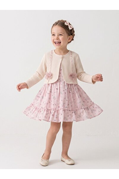 Cherrys Bebek Pure Cotton Floral Patterned Luxury Combination Set