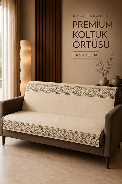 GECE HOME Çok Amaçlı Modern Bohem Kadife Koltuk Örtüsü,Çekyat Örtüsü Piknik Ö...