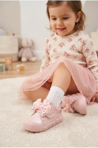 Vicco Pisi Baby Girl Ribbon Velcro Shoes 346.25K.149