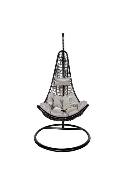 Heinner Elda suspended swing chair, 80x102x124/195 cm, with included stand, s...