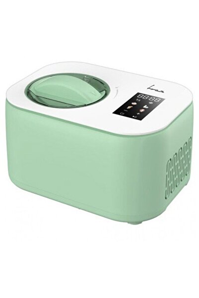 FRAM Aparat de făcut înghețată FICM-DW16GR, 100 W, Capacitate: 1 l, Ecran LED, Temporizator, Control tactil, Compresor încorporat, Bol detașabil pentru înghețată, Funcții: înghețată, iaurt, amestecare, granita, sorbet, răcire