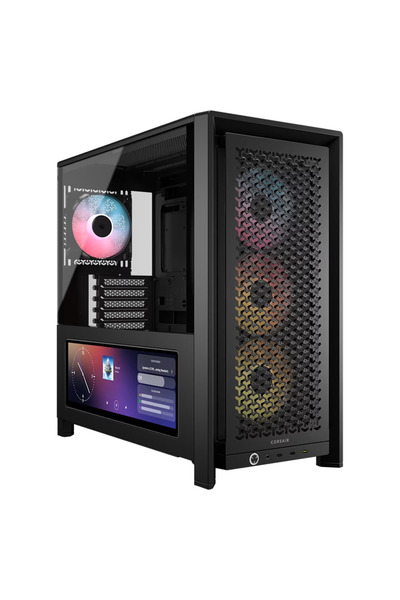 Corsair FRAME 4000D LCD RS 1000W 80+ Gold ARGB Tempered Glass USB 3.2 Siyah E-ATX Mid Tower Kasa