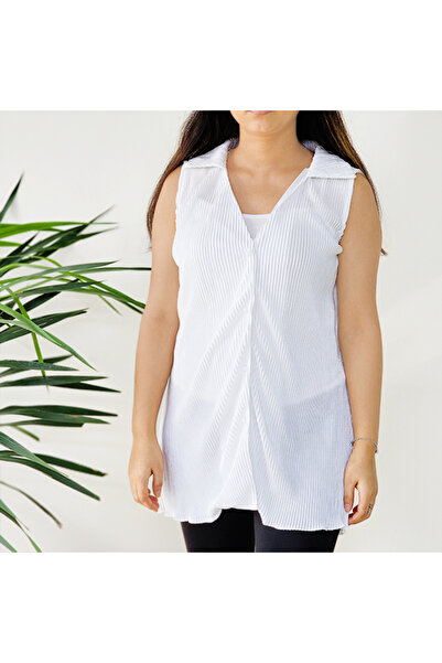 dorbe Women's Striped V-Neck Blouse