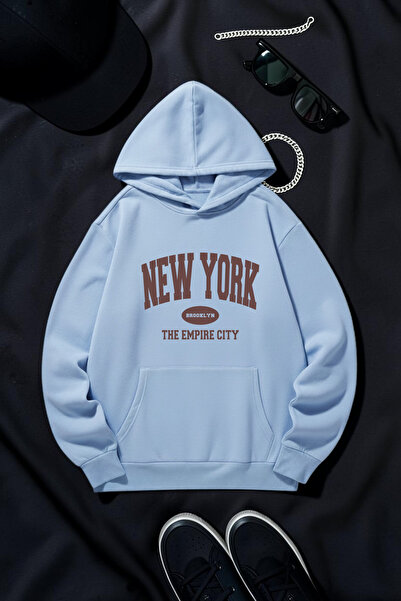 uyguntarz New York Printed Oversize Sweatshirt