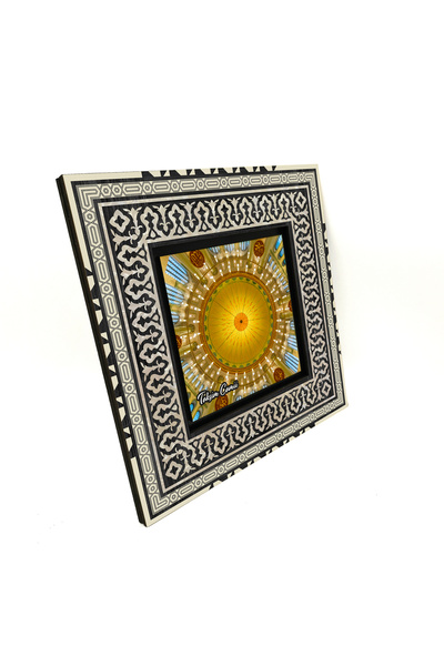 Sadrazam Tablou anatolian din MDF 20x20 imprimat cu imaginea Moscheei Taksim ...