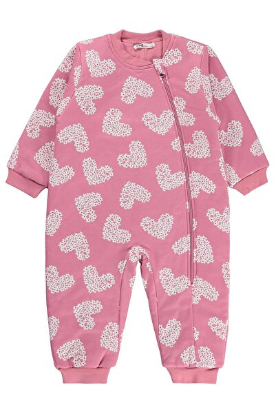 Civil Girls Heart Print 2.5 Tog 2-5 Years Old Sleeping Bag - Pink