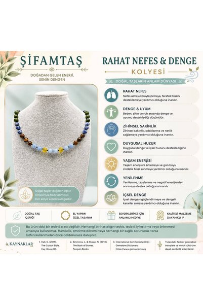 ŞİFAMTAŞ سوار من الحجر الطبيعي مريح وقابل للتنفس ويمنح التوازن