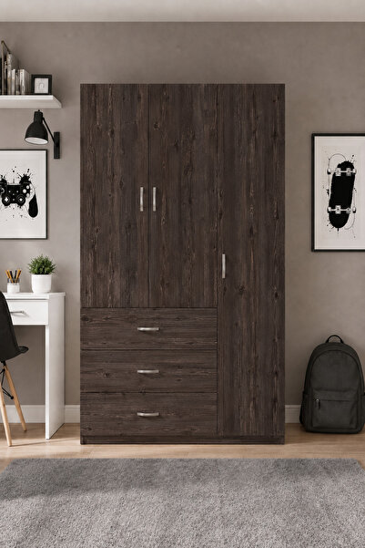 TOCCO MOBİLYA Ege 3 Kapaklı Gardırop - Rebab