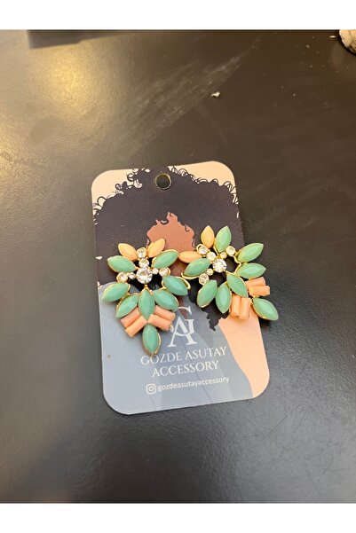 gozdeasutayaccessory Mint Green Earrings
