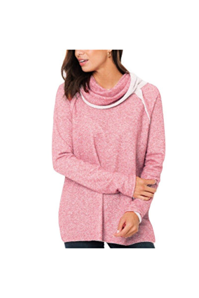 dorbe Women's High Neck Long Sleeve Blouse