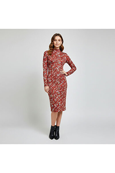 dorbe Women's Floral Bodycon Long sleeve Dress
