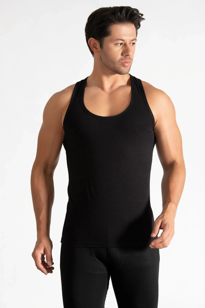Tutku 6-Pack Men's Ribbed Sports Undershirts