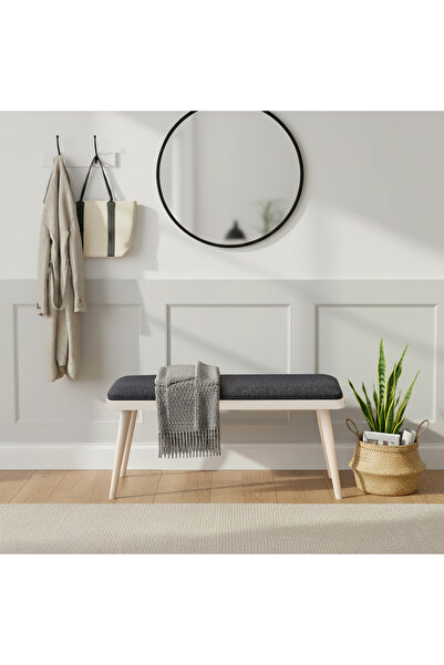 Uvi Collection VİNA MİNİ BENCH KREM ANTRASİT