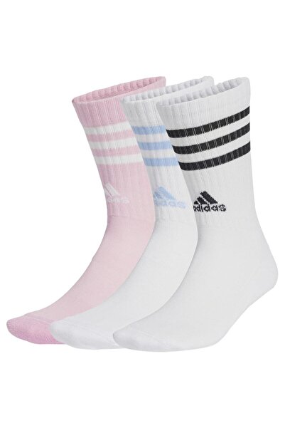 adidas Ουνισέξ 3-S Ενισχυμένες Κάλτσες Μεσαίου Ύψους (3 Ζευγάρια)