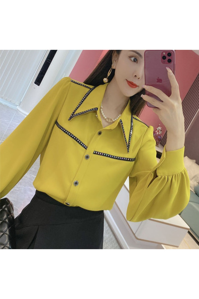 dorbe Women's Yellow Blouse