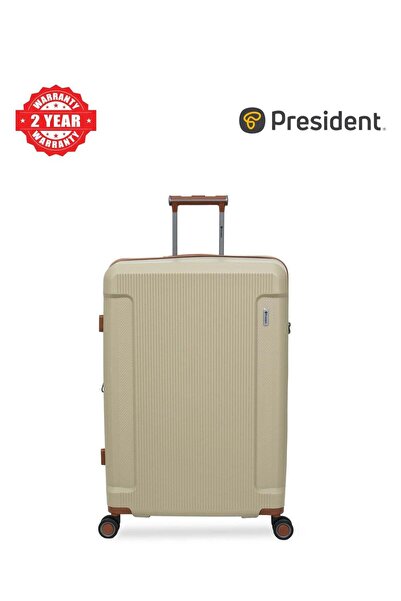President Premium single Piece PP trolley 28" inch 9898-CHAMPAGNE