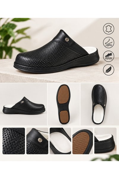 BLUMSABOTERLİK Classic Sole Full Orthopedic and Anatomically Structured Comfortable Hospital, Doctor, Nurse, Chef Kitchen Slippers