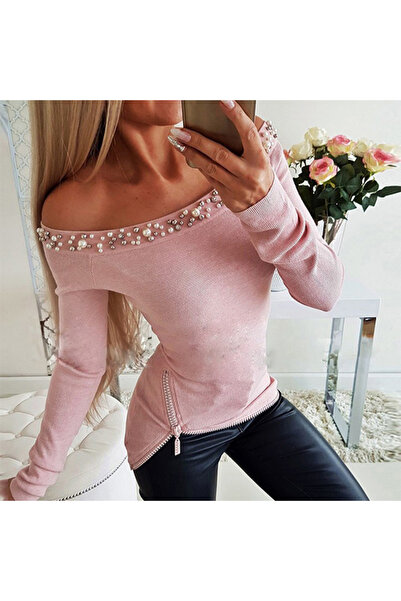 dorbe Women's Off-Shoulder Long Sleeve Blouse