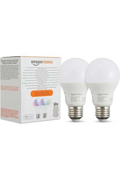 Amazon basics 2 x E27 8 W (echivalent 60 W) Bec LED inteligent uncționează nu...