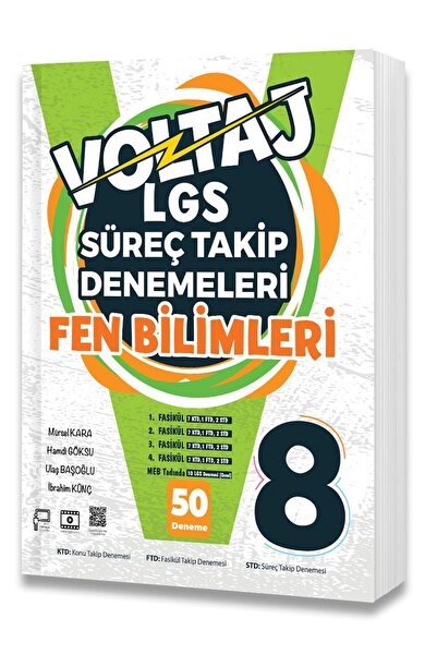 Berkay Yayıncılık 8.SINIF LGS FEN BİLİMLERİ SÜREÇ TAKİP DENEMELERİ (50 Deneme)