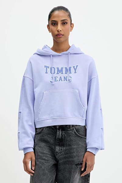 Tommy Jeans Th Dw0dw21598 Tjw Bxy Crp Varsıty Hoodıe Kadın Sweatshırt