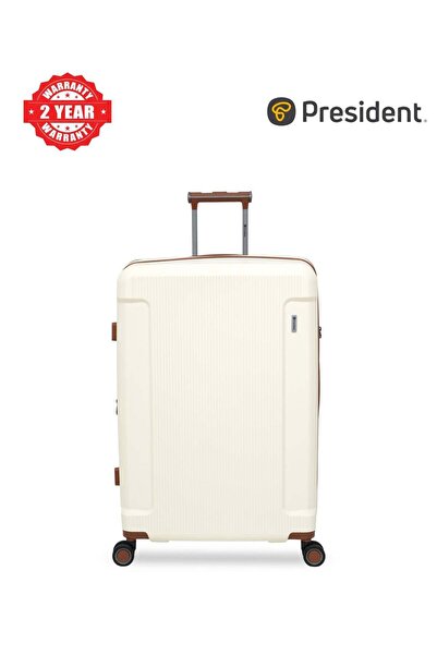 President Premium single Piece PP trolley 28 inch 9898-BEIGE