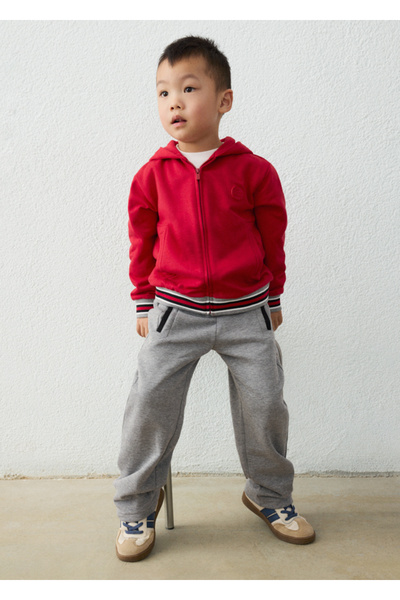 MAYORAL Boy's Hooded Sweatshirt Jacket and Two-Piece Tracksuit Set 4812