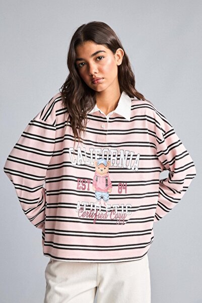 DeFacto Kadın Sweat H4215AX/PN141 D.PINK