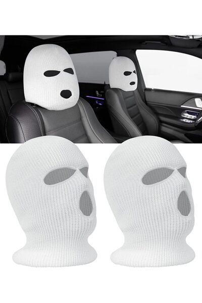 GENERAL 2Pcs Car Headrest Covers, Auto Accessories, Personalized Funny Car He...