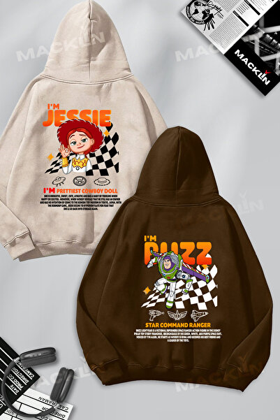 macklin Lover - Friend Couple Combination Jessie and Buzz Back Printed Specia...