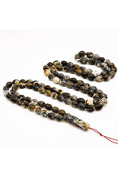 Generic Brand Oriental Amber Rosary with Inclusions – 99 Beads 11/9mm Oval Pr...