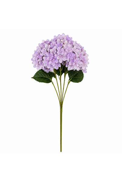 OEM Buchet Flori Artificiale Hortensie Decorativă, 5 Fire, 48 cm