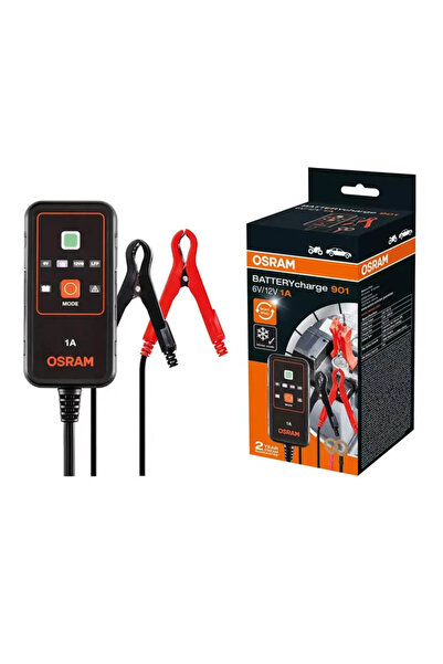 Osram Φορτιστής μπαταρίας αυτοκινήτου 6/12V Κωδικός 901: OEBCS901