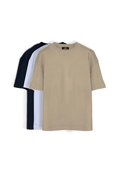 Tudors Tricou unisex supradimensionat, cu croială largă, 100% bumbac, pachet ...