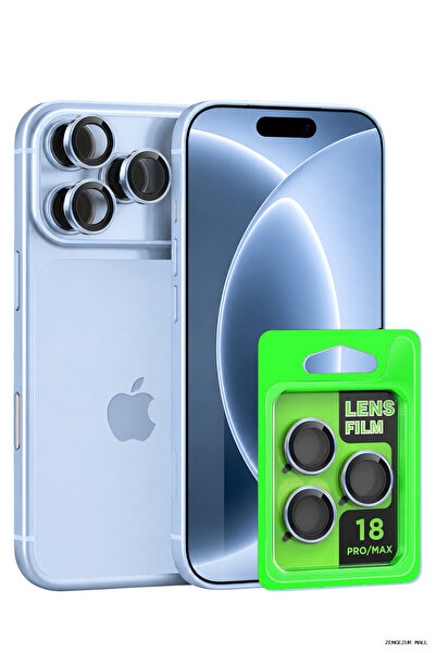 NewFace عدسة كاميرا ZNGZRMLL iPhone 18 Pro Max Raze المعدنية - (162529) باللو...