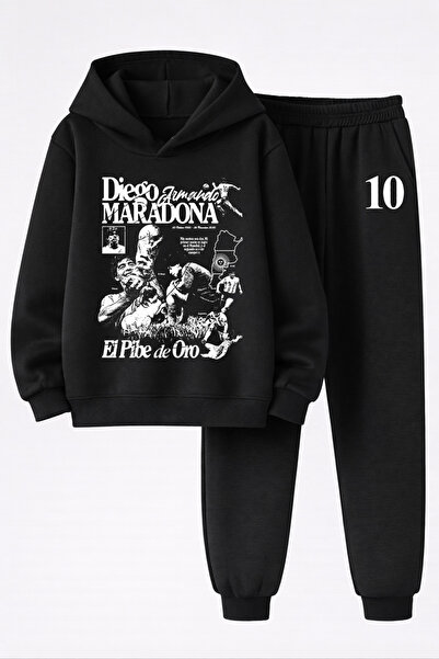 MAGORS Diego Armando Maradona Printed 3-Yarn Quality Sweatshirt and Trackpant...