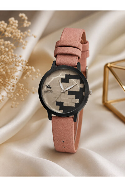 G Sport POLO Velvet Leather Cord Women's Wristwatch