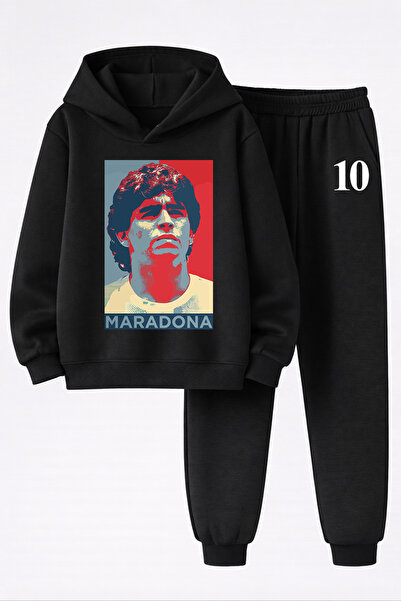 MAGORS Diego Armando Maradona Printed 3-Yarn Quality Sweatshirt and Trackpant...