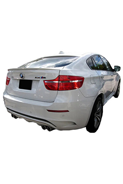 CΑRΝΕR Αεροτομή Πορτμπαγκάζ Για Bmw X6 E71 08-15 M Look Lipspoiler Από Πολυου...