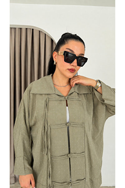 My Blog Khaki Stone Thin Jacket - 9789