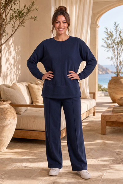 HÇ Hülya Çelik KİDSWEAR 2018 Women's Plus Size Tracksuit Set