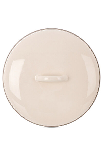 Orion Capac de oală emailat crem, de 24 cm